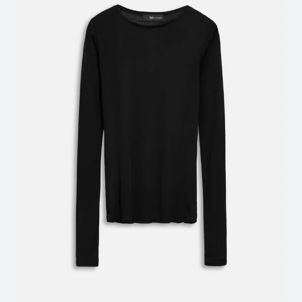 Zara Black long Sleeve Tee size S